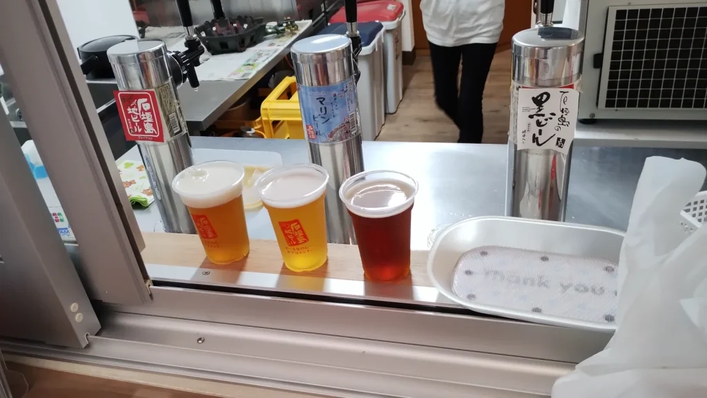 石垣島地ビール本舗 金城商店の地ビール3種飲み比べ