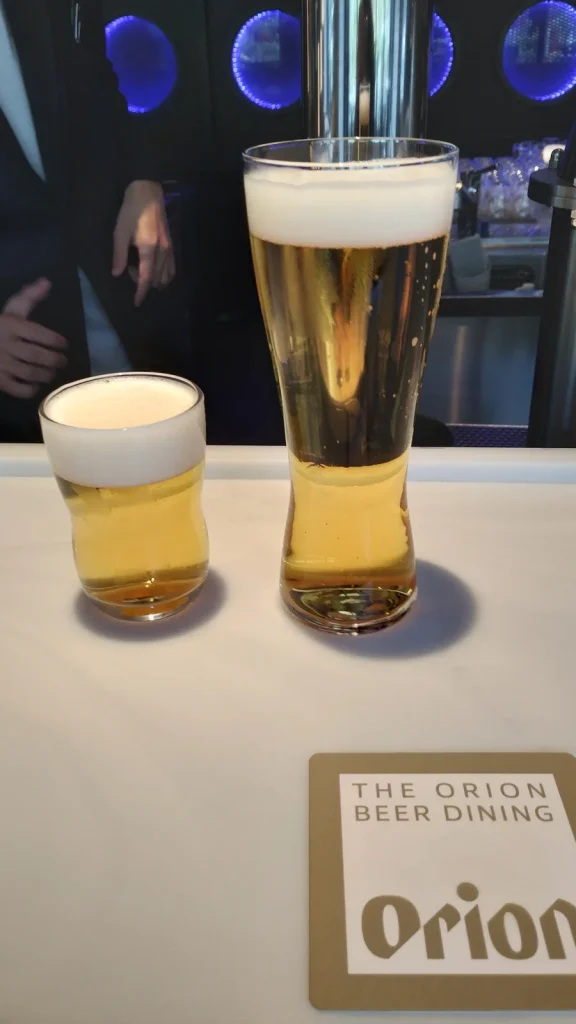 THE ORION BEER DININGで飲み比べた2種類のオリオンビール