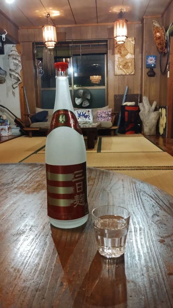 来間島のホテルハイビスカスで飲んだ泡盛